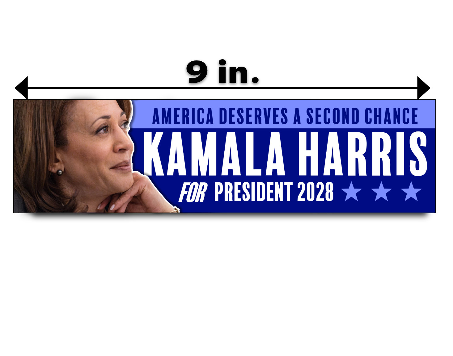 KAMALA HARRIS President 2028 Bumper Sticker Decal Democrat Political Liberal