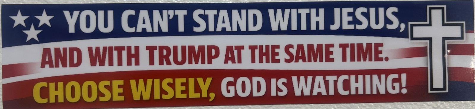 anti trump political bumper stickers