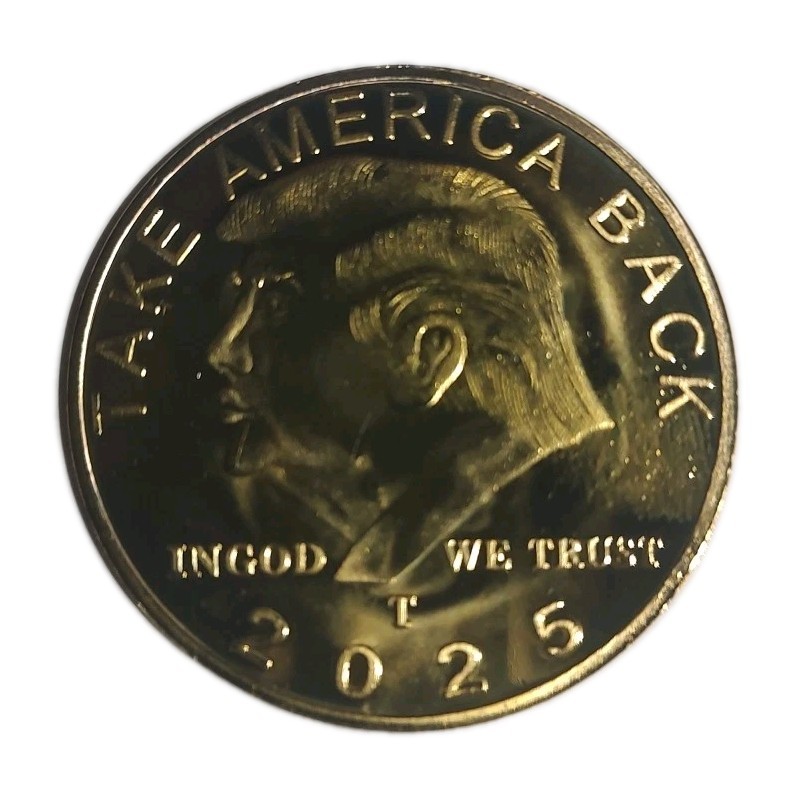 2024 Donald Trump Coin President Gold IN GOD WE TRUST Coins New