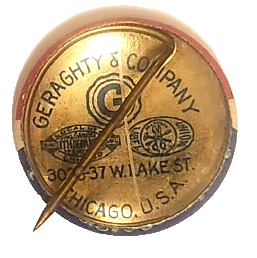Vintage Smith and Robinson 1928 Democratic Presidential Campaign Pinback /Button