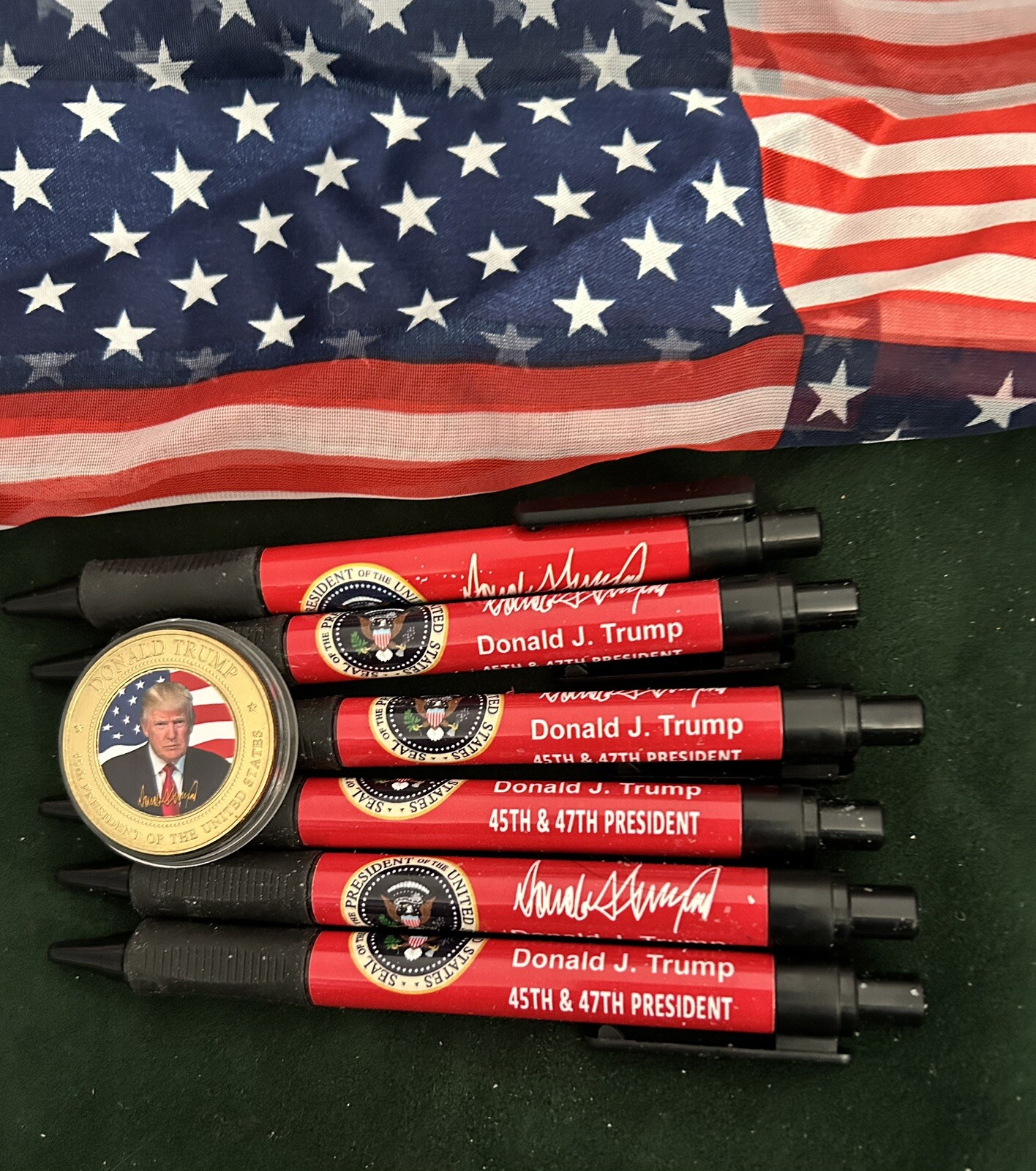 TRUMP SAVE AMERICA SHOT GLASS JIGGER EAGLE REPUBLICAN GOP MAGA FLAG USA