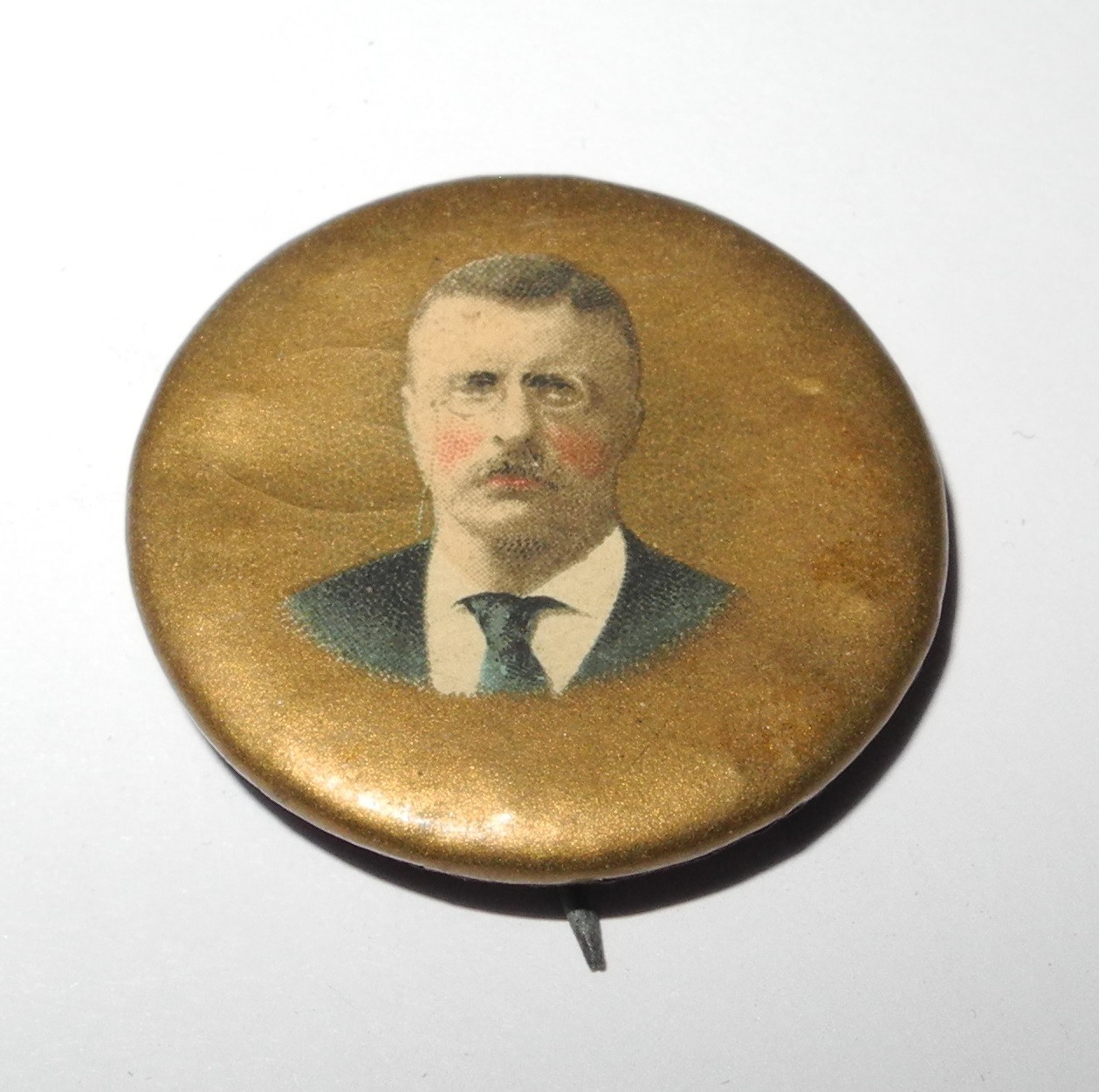 1904 TEDDY ROOSEVELT Political Campaign President Election Button 1.25″ Pin