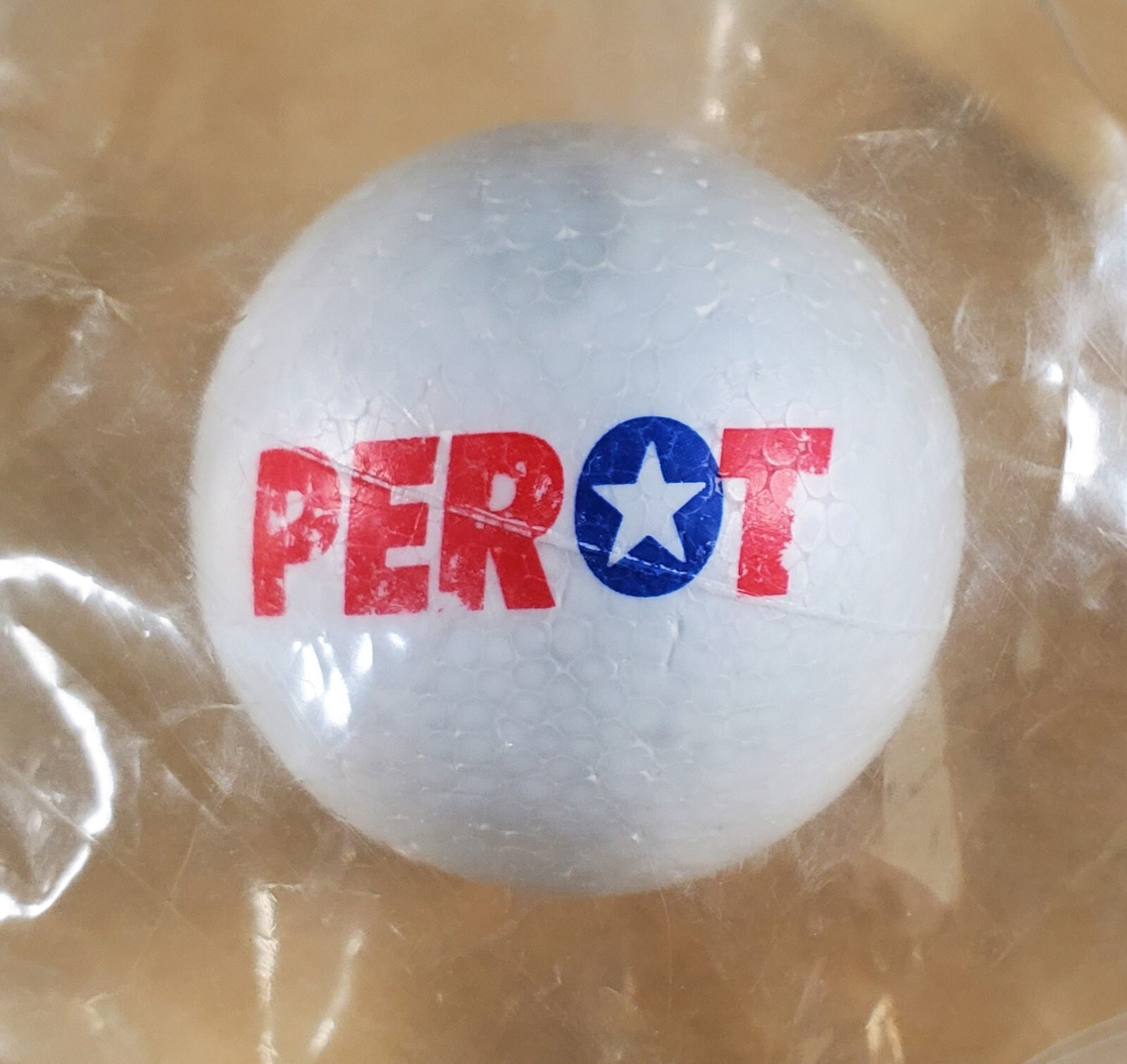 Vintage 1992 Perot Campaign Car Antenna Topper Ball