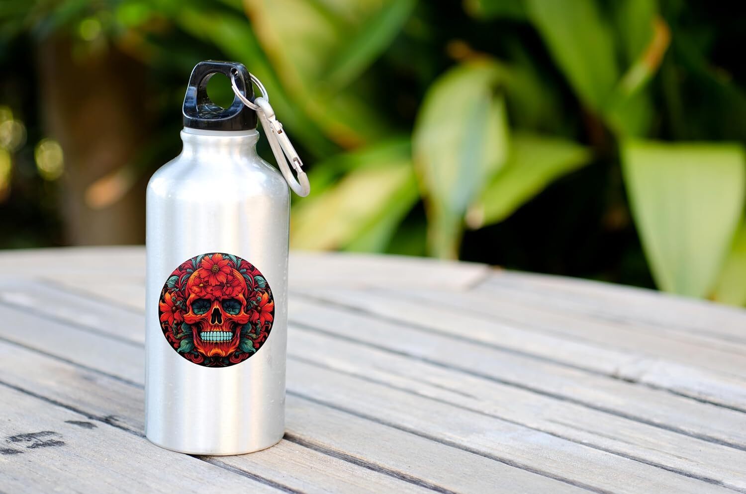 100 Pack Skull Stickers (Large Size), Decal Sticker for Multicolor