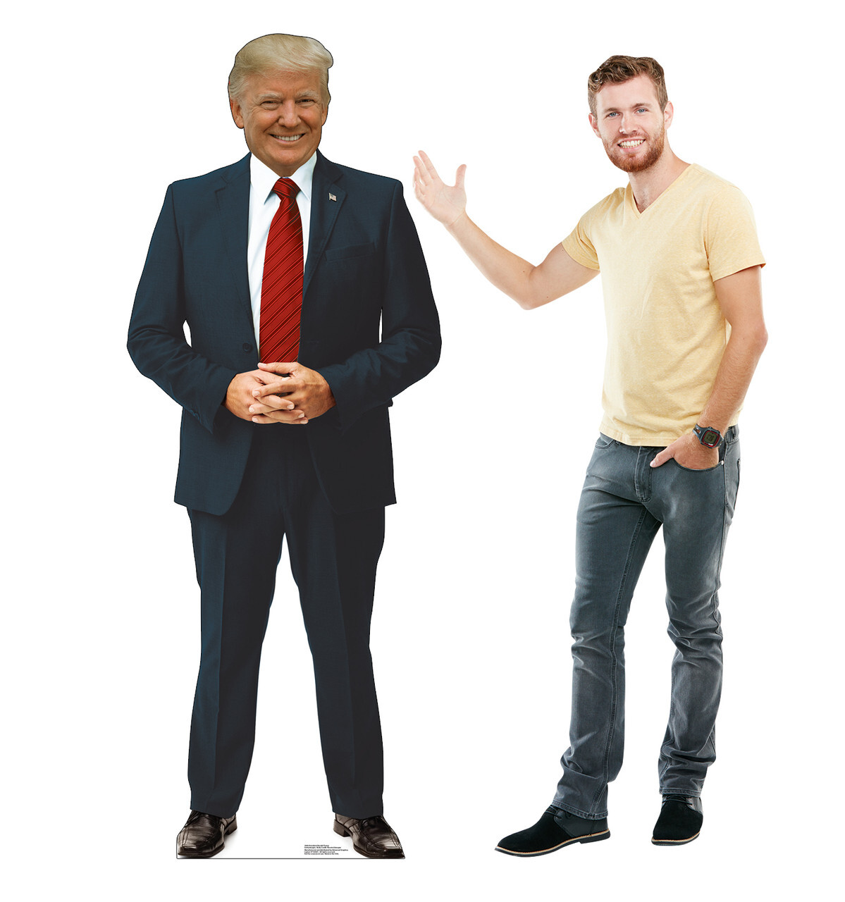 President Donald Trump Lifesize Cardboard Cutout Standups Standee Life Size MAGA