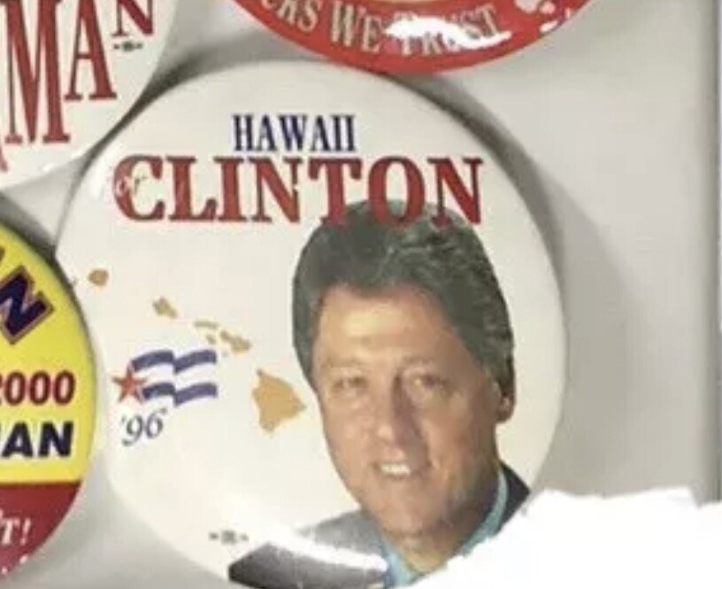 Bill Clinton Campaign Political Buttons Photo pins only 20 pcs USA 4 Bill