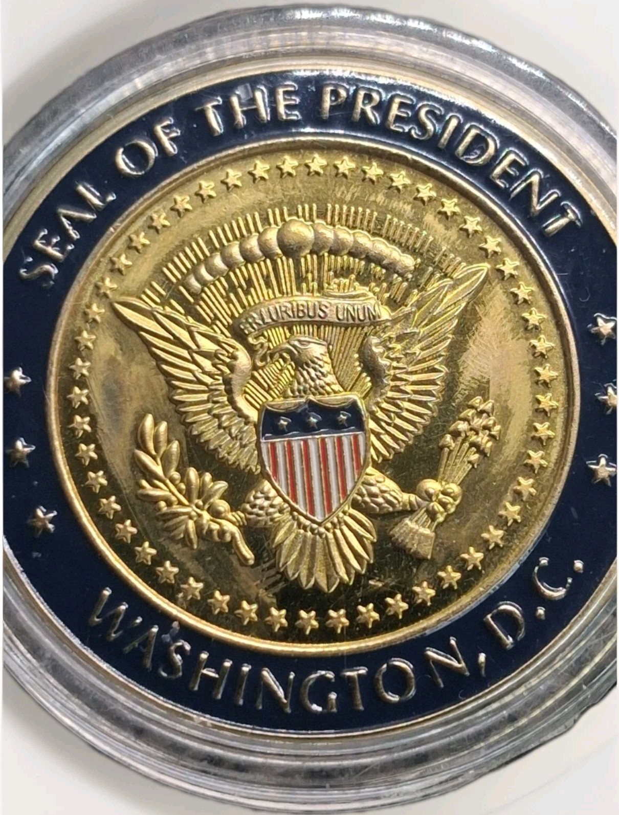 Donald Trump 45th President Challenge Coin Washington DC Presidential Seal