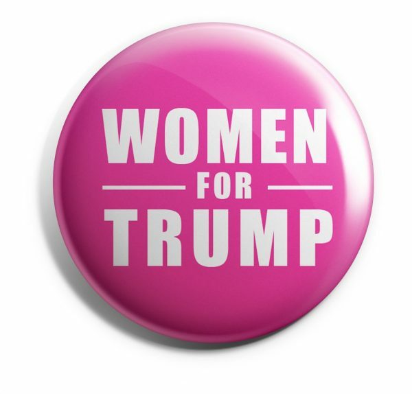 “Women for Trump” – Donald Trump for President 2024 Campaign Button