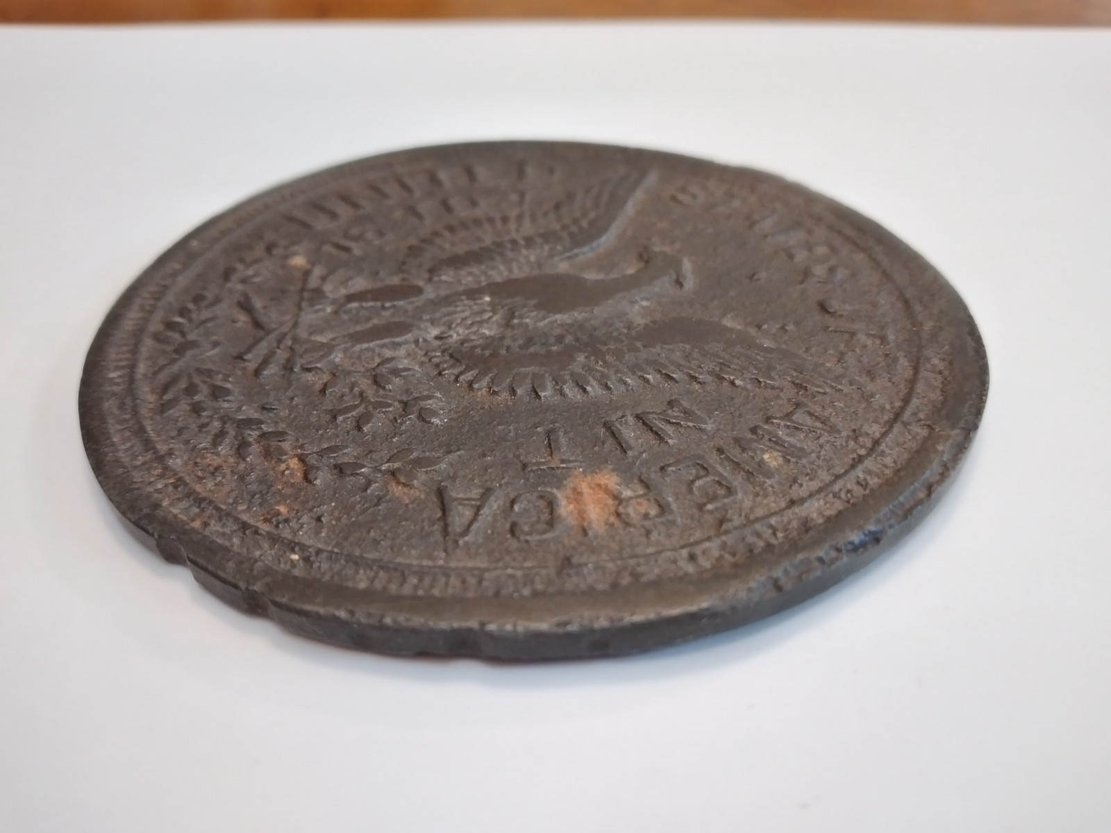 1896 William Jennings BRYAN MONEY Liberty 16 TO 1 NIT 3.5″ Antique Coin Souvenir