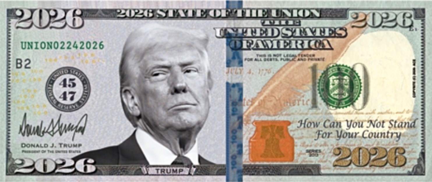 100 Pack Donald Trump 2026 Dollar Bill Collectible POTUS Presidential MAGA Money