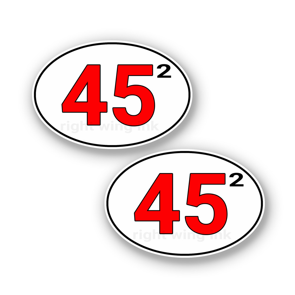 TRUMP 2nd term 2020 Political Bumper Stickers Oval Decals Red and White 5″x3″