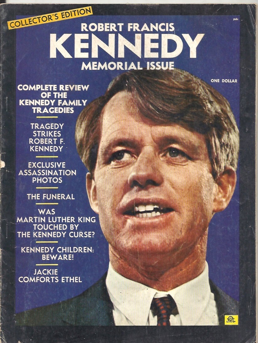 1968 Robert Francis Kennedy Memorial Issue Magazine 68 Pgs Packed w PHOTOS
