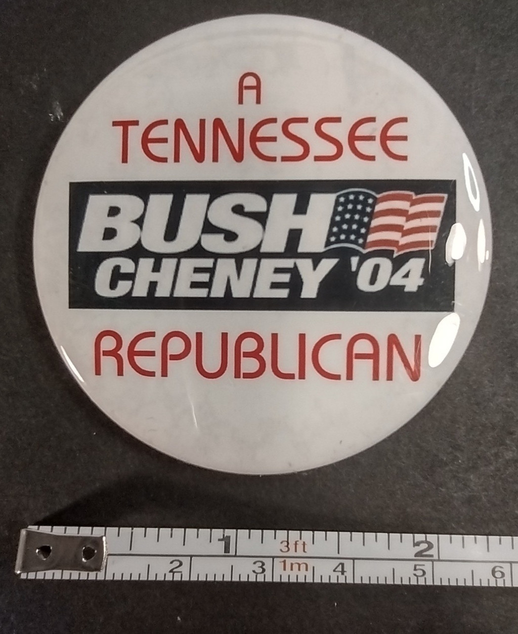 2004 George Bush – Cheney Tennessee Republican 2″ Presidential Campaign Button