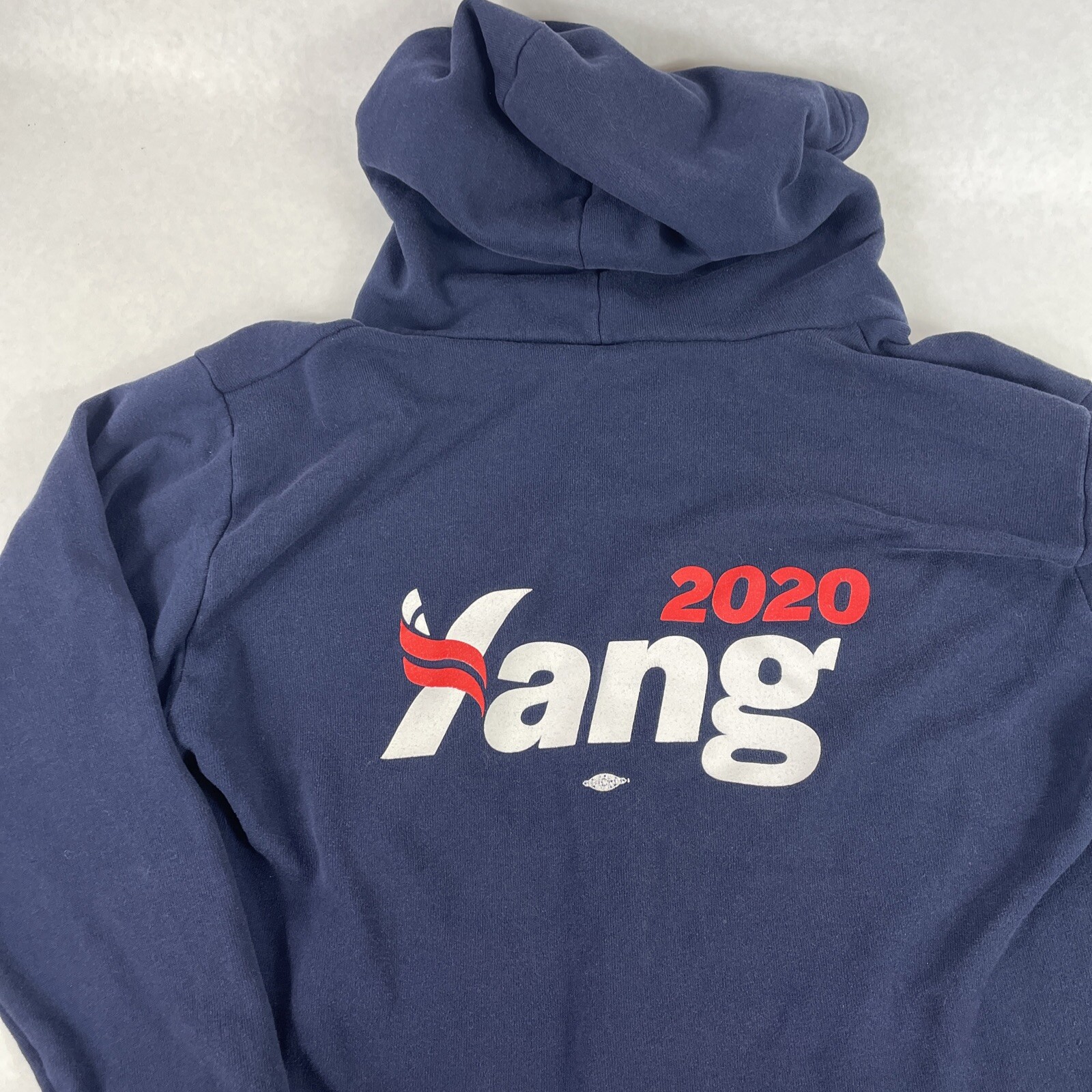 Andrew Yang For President Blue 2020 Hoodie Zip Sweatshirt XL Royal Apparel USA