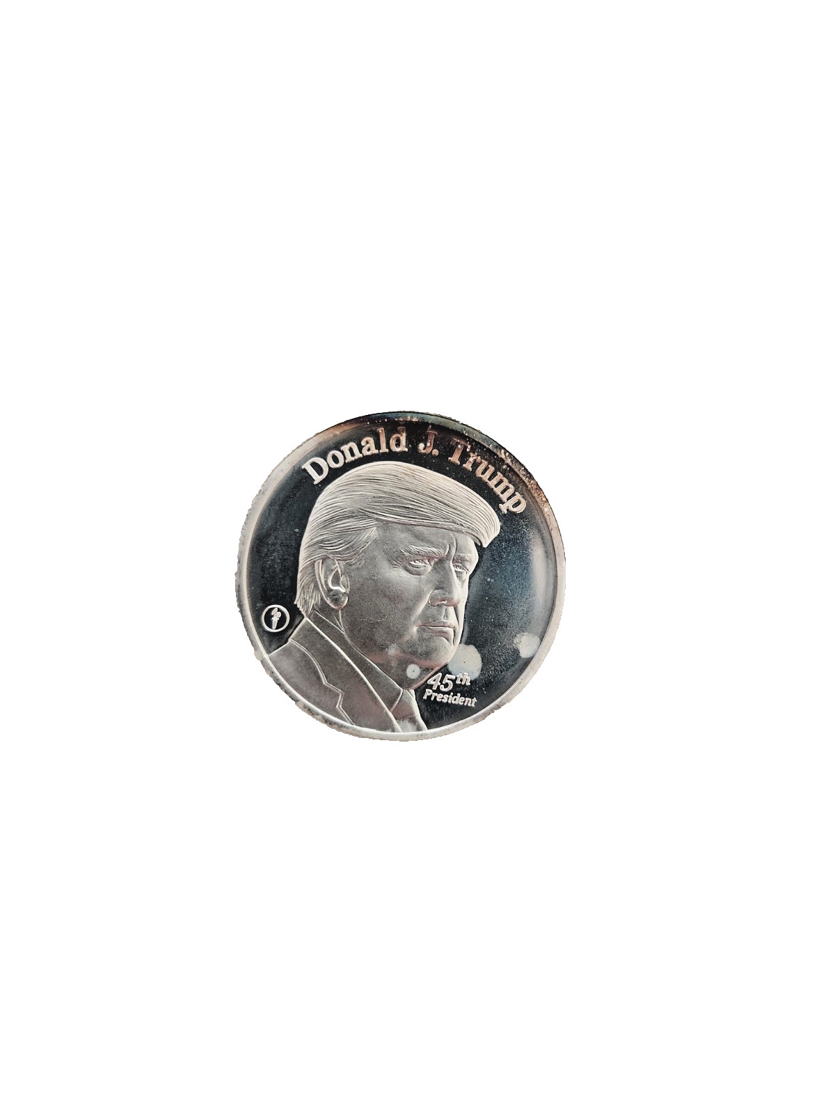 Donald J. Trump Coin, 45th Presidency, 1 Troy Oz .999 Ag