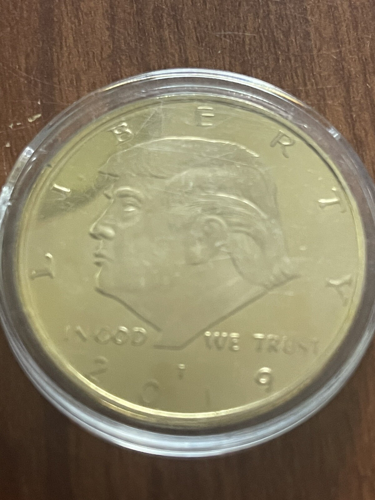2018, 2019, and 2020 Donald Trump Gold Plated Coins