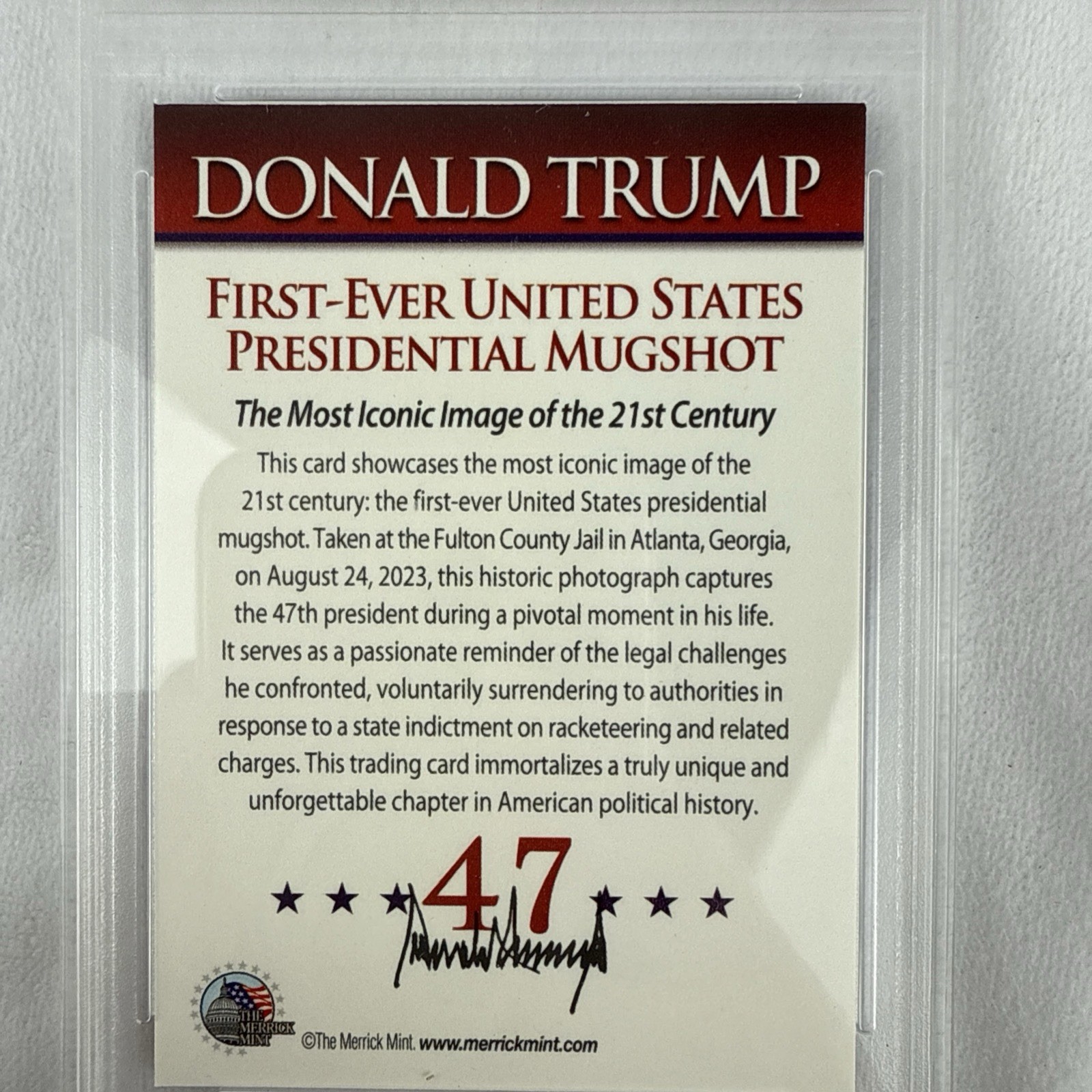 Donald Trump 2024 MAGA 47th Presidential Memorabilia Pack – Hat, Coin, & Card