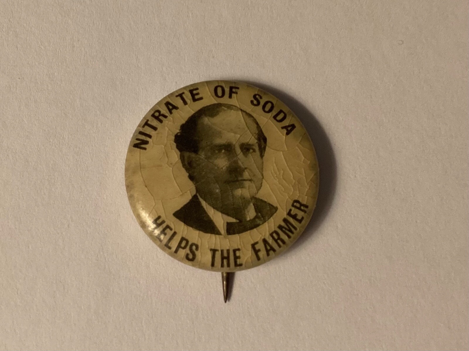 1896 William BRYAN 7/8″ CELLULOID PRESIDENTIAL CAMPAIGN PINBACK BUTTON BRY-199