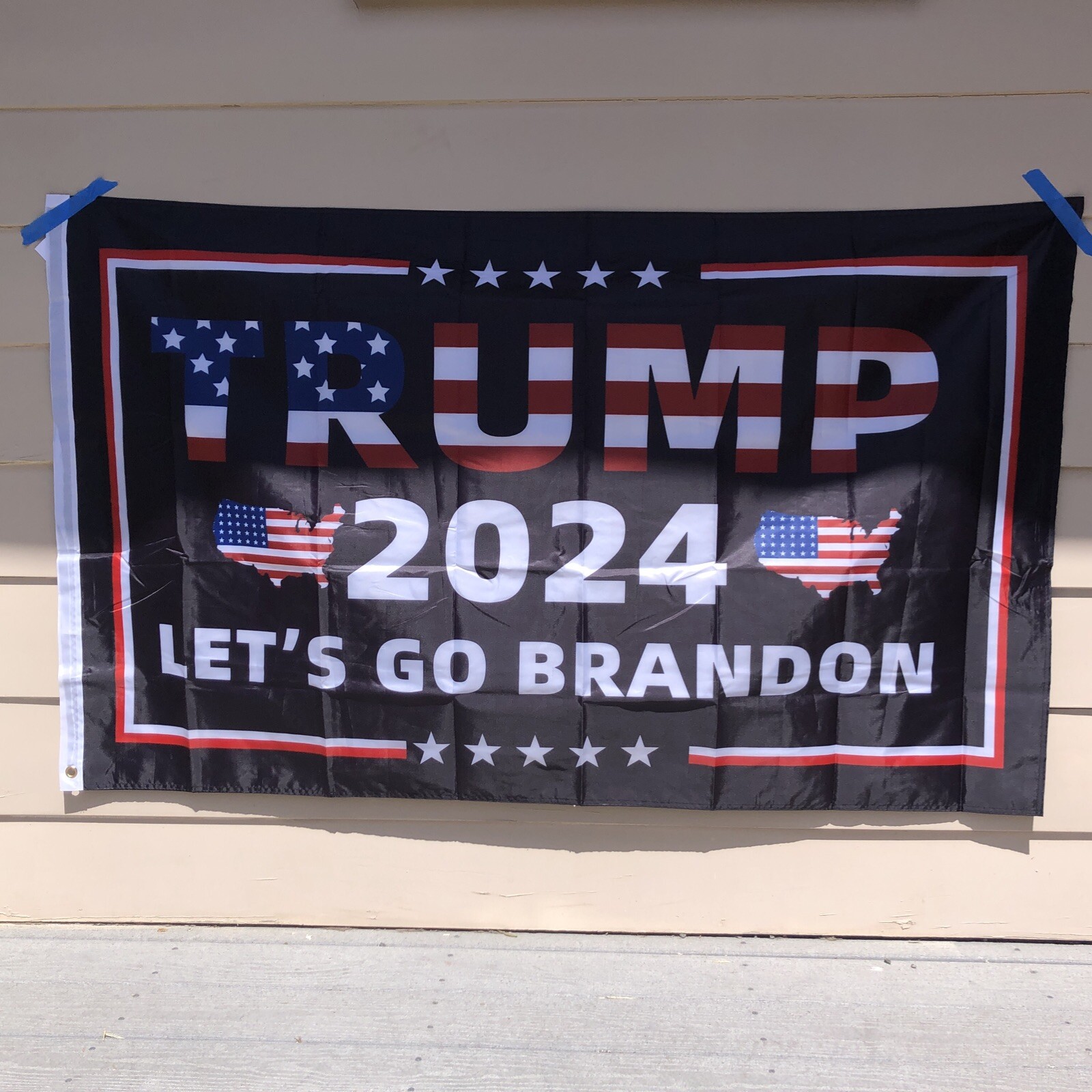 Donald Trump 2024 Lets Go Brandon Flag 3X5 Ft Outdoor Indoor,Blue Trump Let’S Go