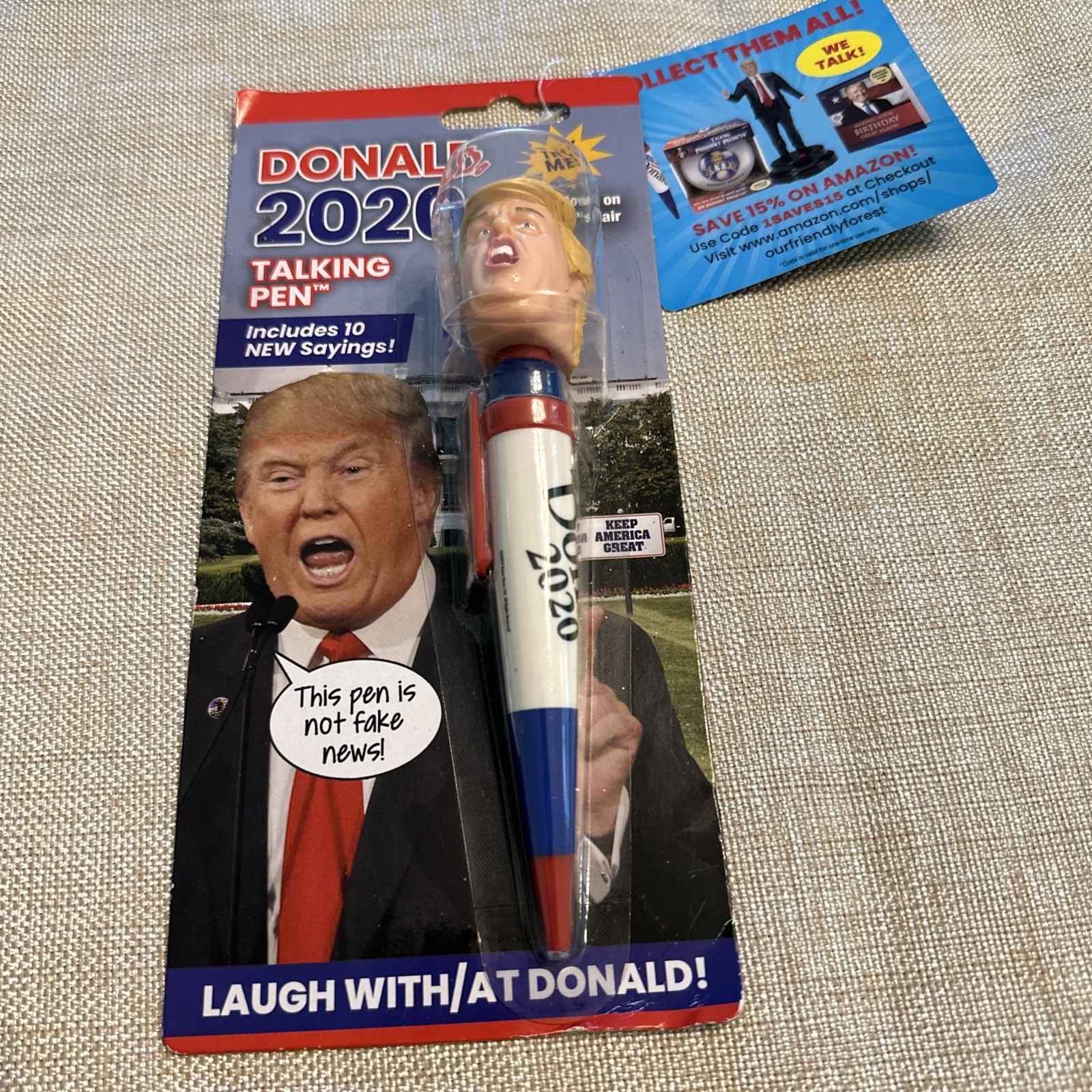 Donald Trump 2020 Talking Pen – Limited Edition His Real Voice, collectible New