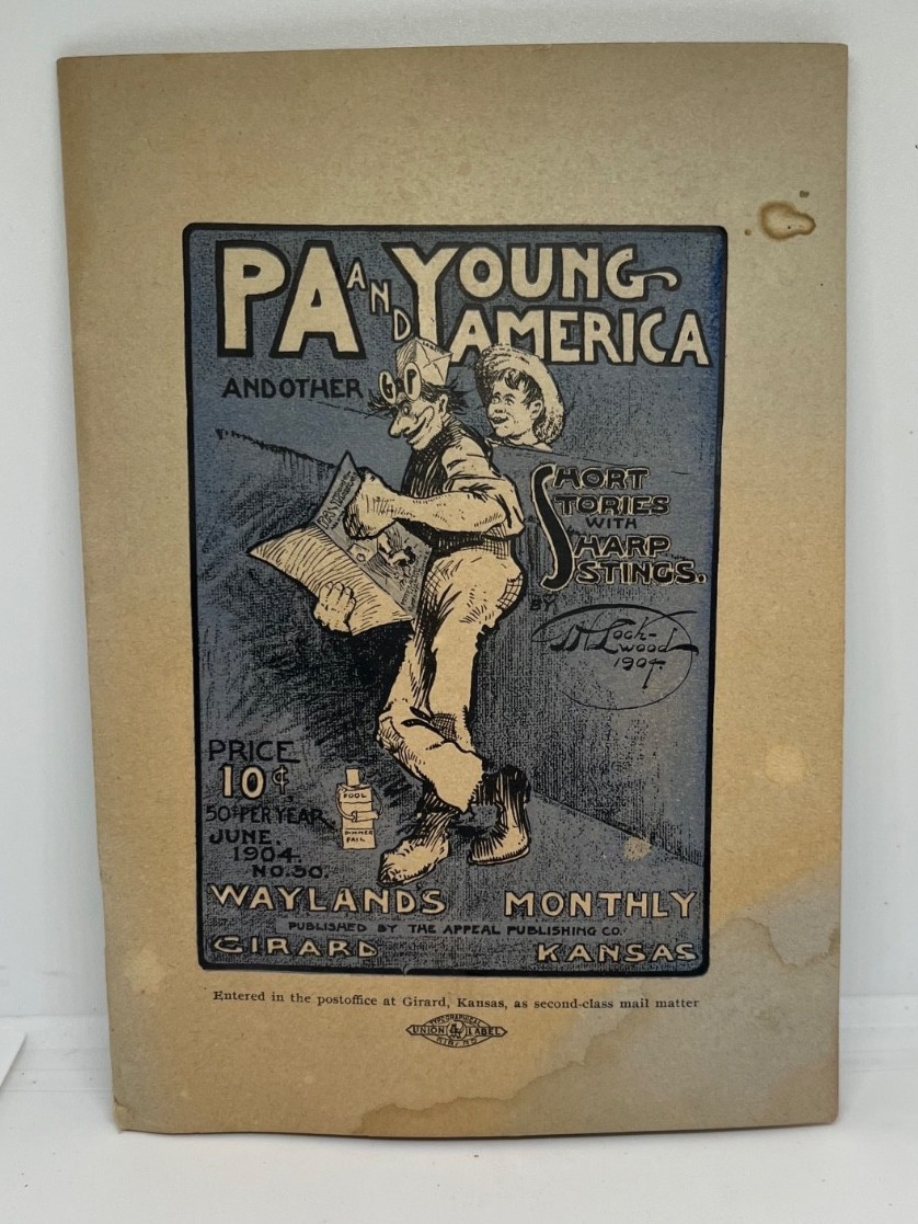 1904 PA and Young Americans Short Stories with Sharp Sting Political Antique