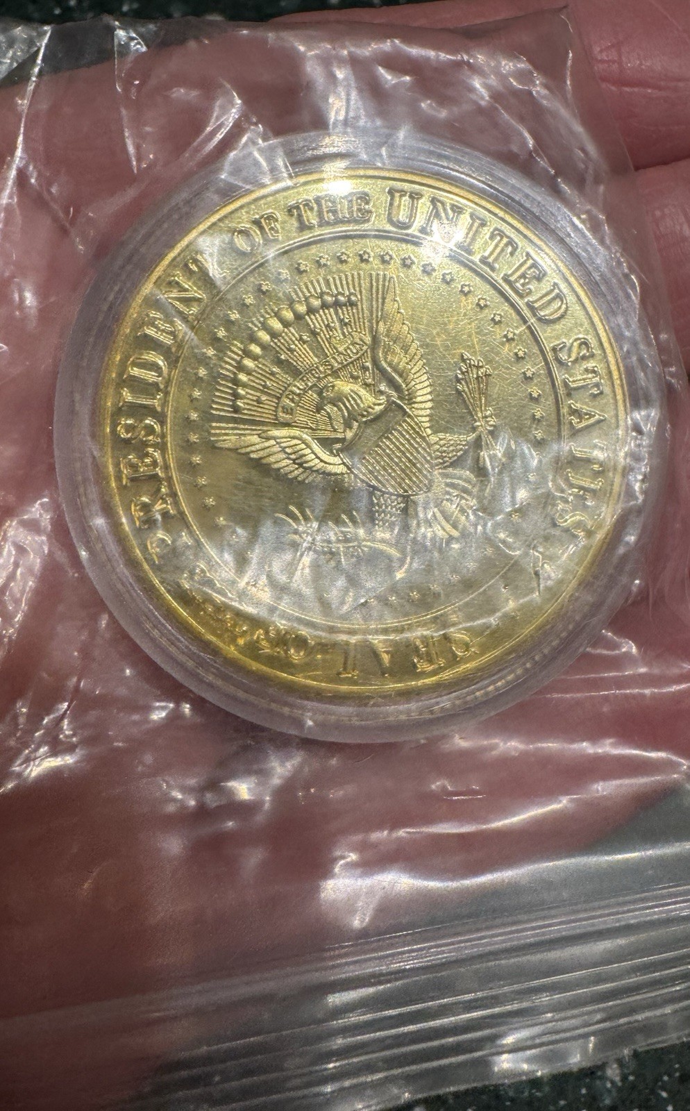 Second Term “Trump” Gold Coin (2025-2029) President Donald Trump Collectible