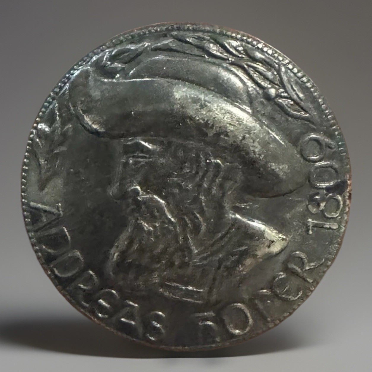Andreas Hofer, an Austrian patriot, and the year 1809 Large Button