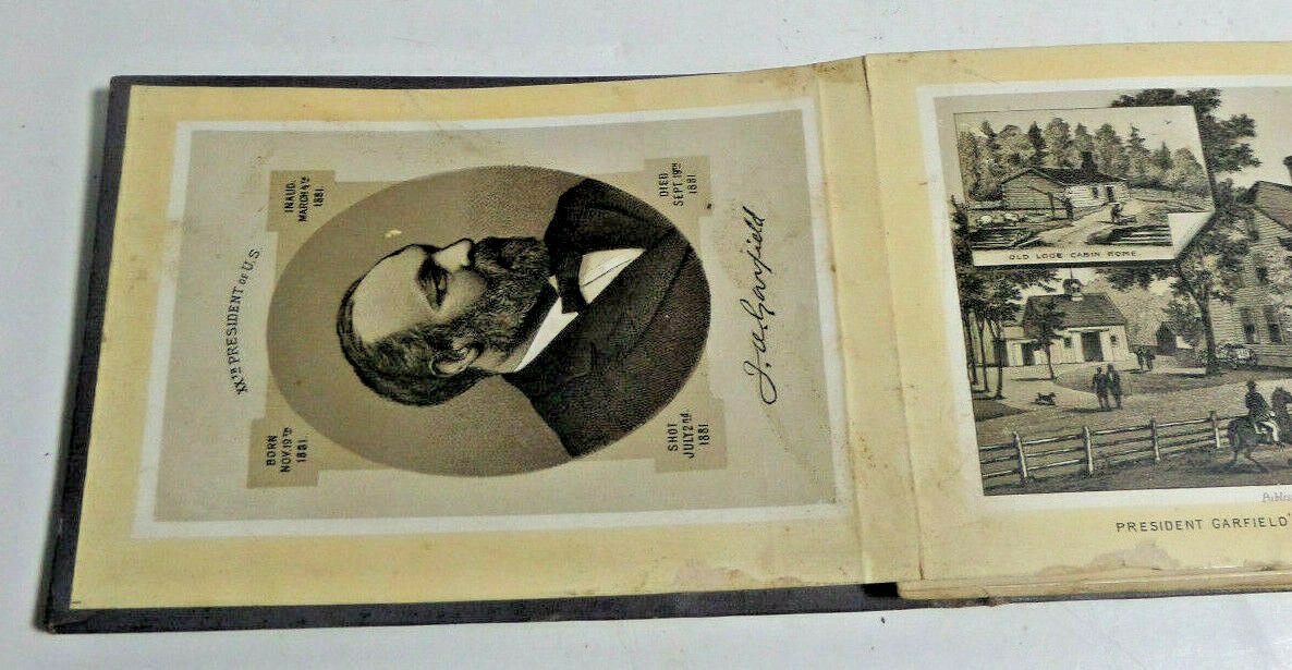 President Garfield album souvineir picture book 1881?