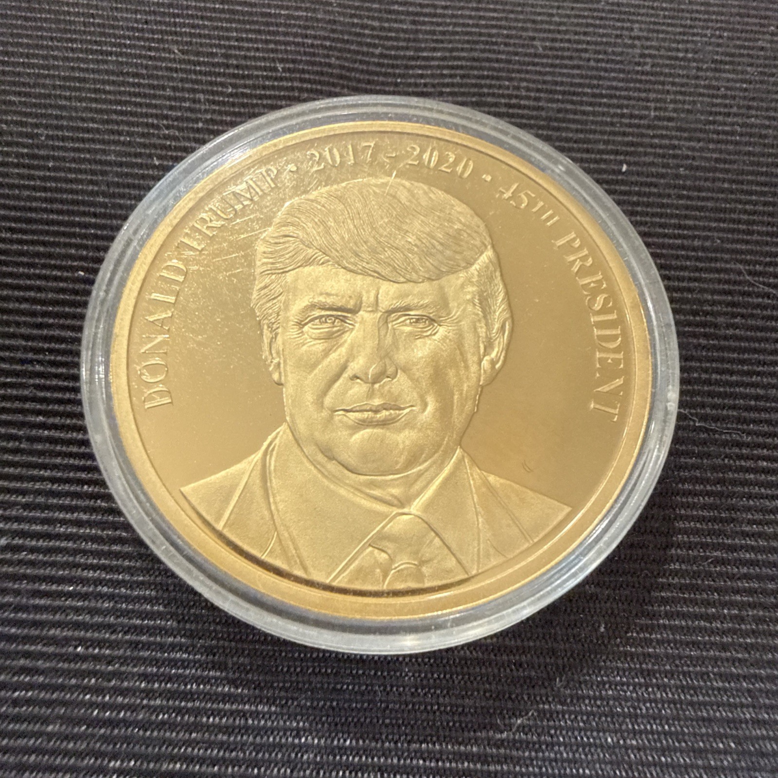 2017-2020 Donald Trump 45th President Proof Coin Gold Plated