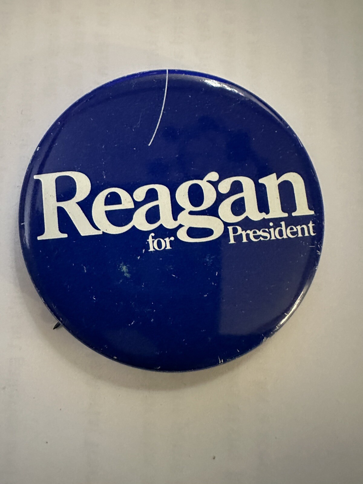 Campaign Pin Button 1980s Reagan for President Republican Ronald Reagan 2″