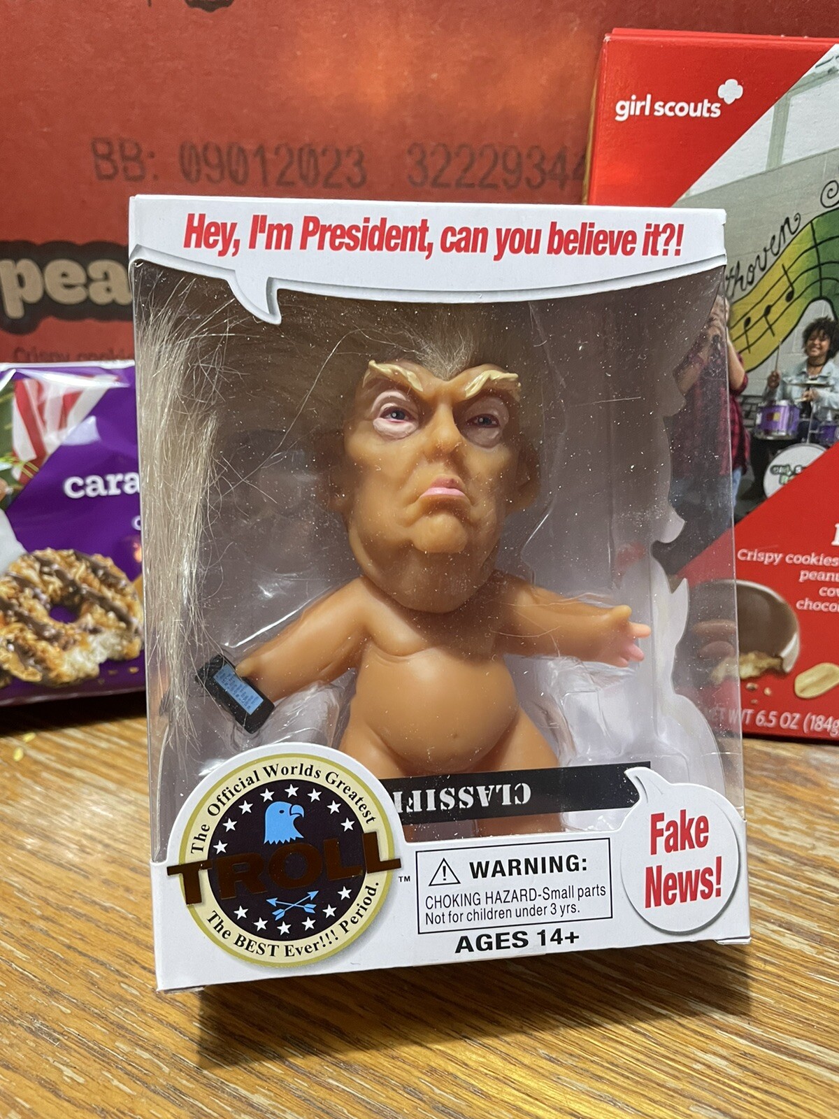 RARE World’s Greatest Troll Donald Trump Doll – Chuck Williams Original Open Box