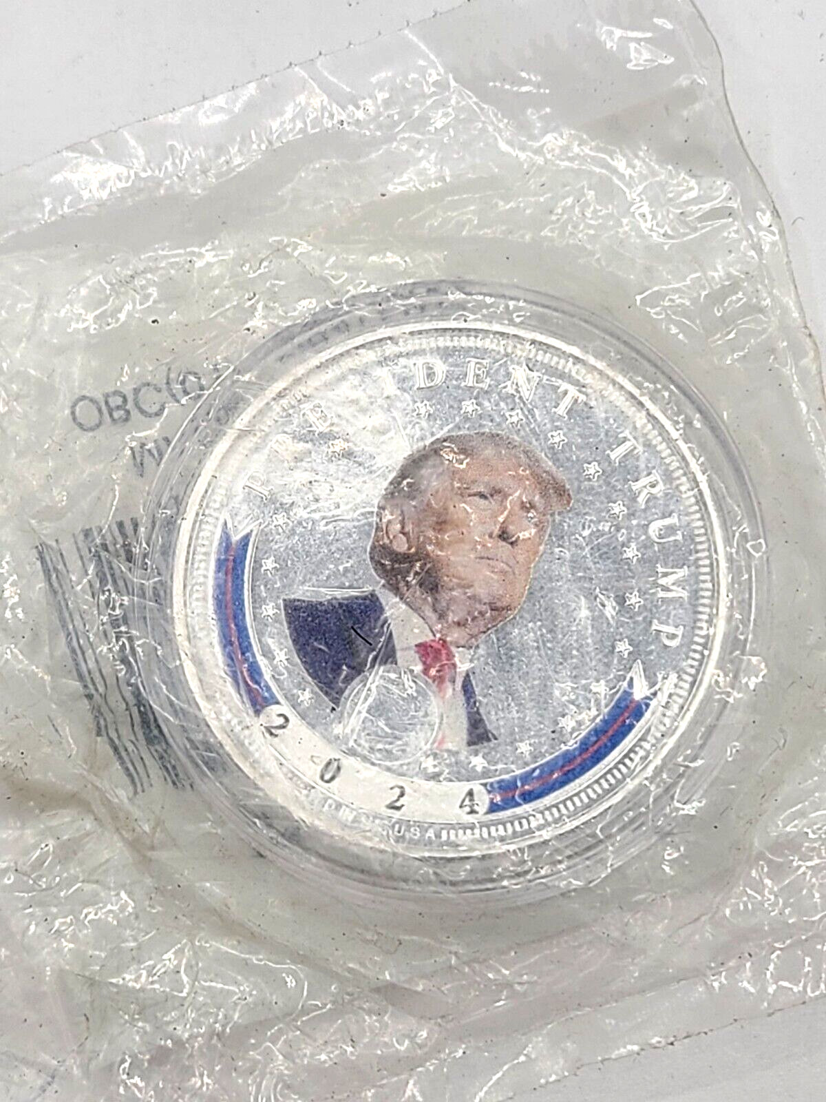 Donald Trump Collectible Coin Proof Colorized United States Of America 2024