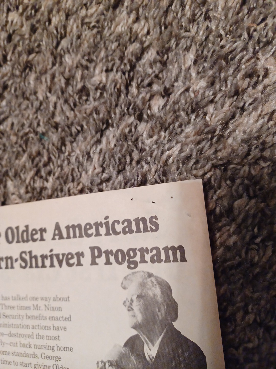 Can’t Senior Citizens be first class Citizens? McGovern Says YES Pamphlet