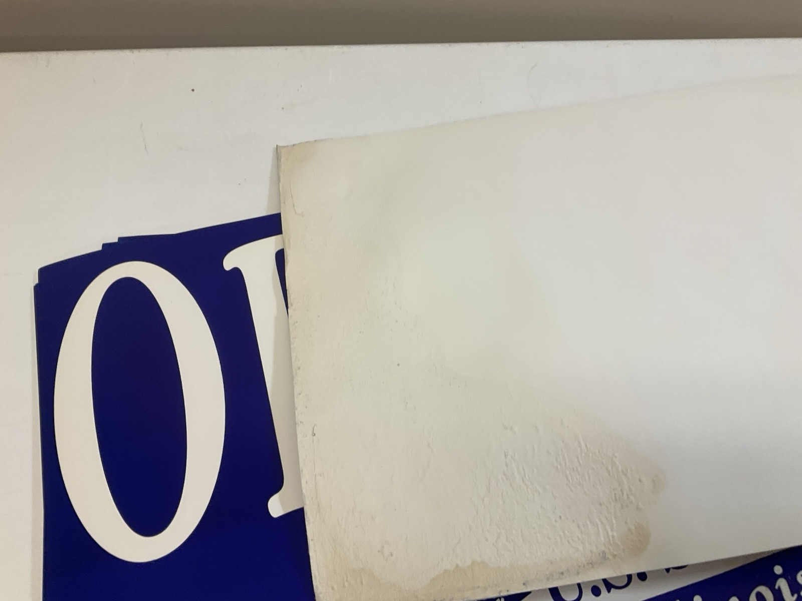 Barack Obama Campaign Authentic Rally Sign Poster 2004 Senate Democratic Party