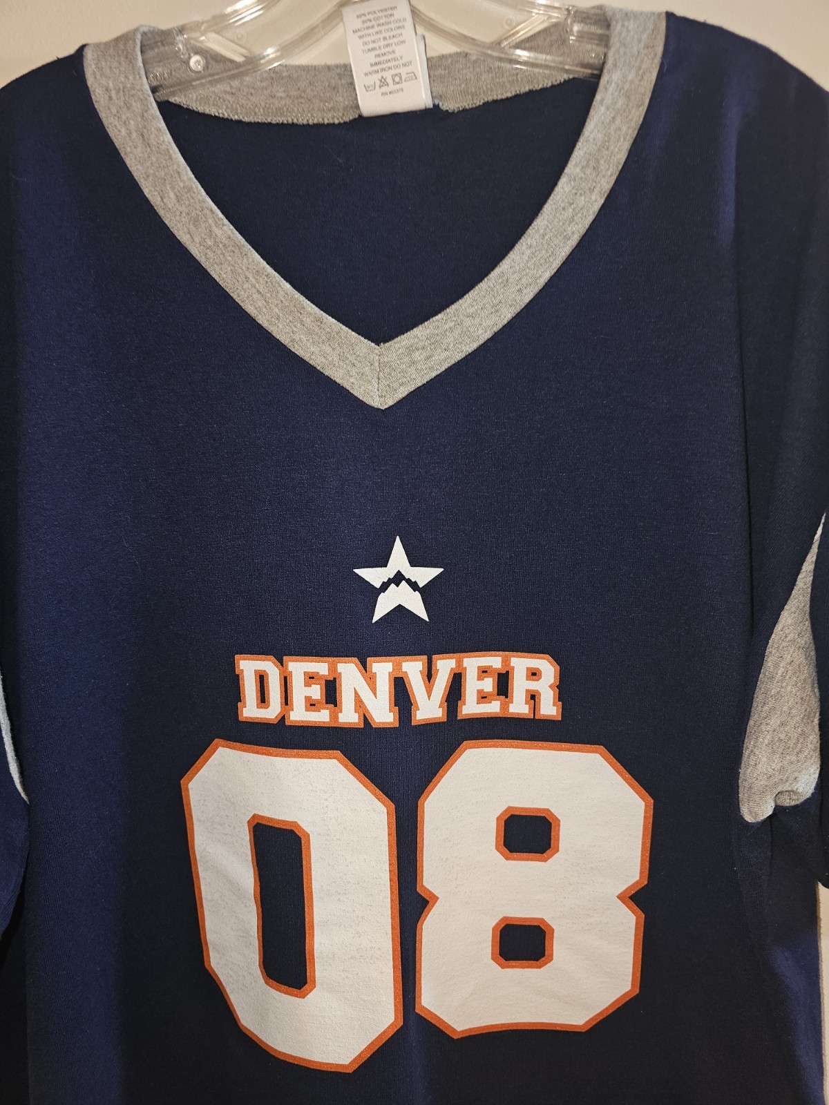 2008 Democratic National Convention Broncos Homage Xl Mens Blue Logo Jersey