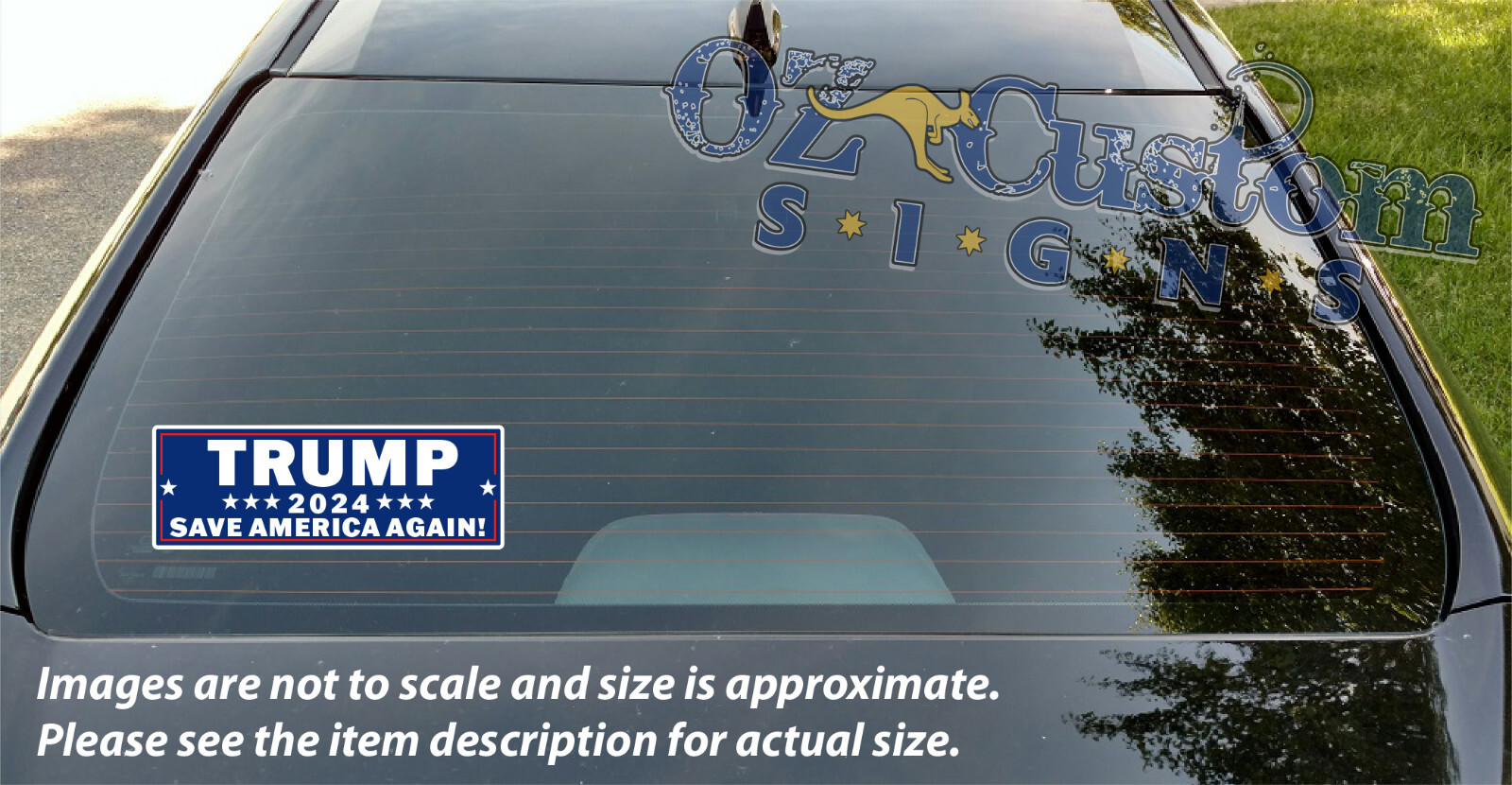 TRUMP – Save America Again – 2024 – MAGA – Printed Decal / Sticker