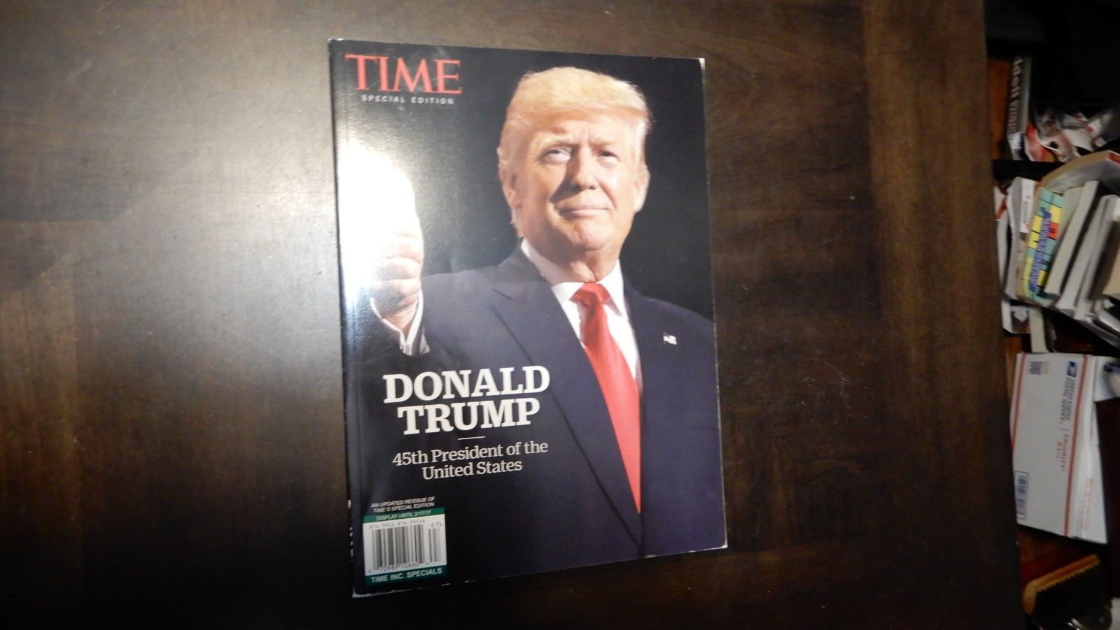 TIME MAGAZINE ELECTION SPECIAL DONALD TRUMP 45TH U.S. PRESIDENT