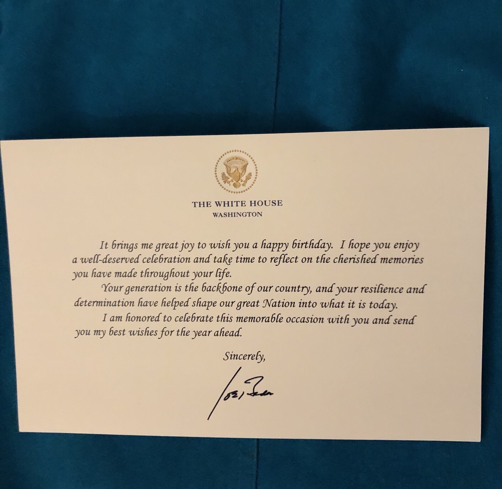 JOE BIDEN PEN 9 BLUE w EAGLE SEAL PRESIDENT SIGNATURE DEMOCRAT KAMALA HARRIS New