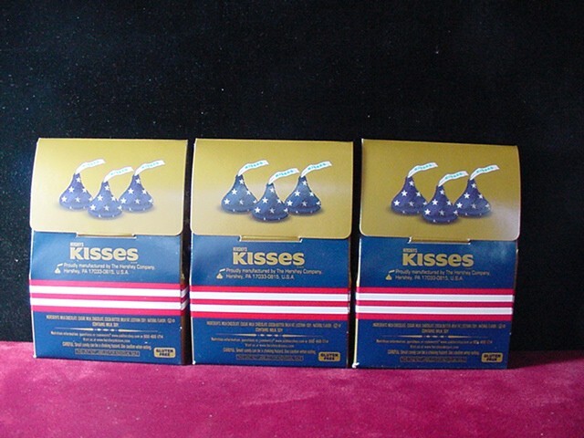 Lot 3 Presidential White House Hershey Kisses Candy -No signature- Free shipping