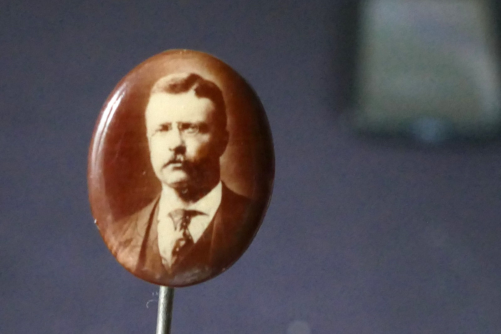 Rare 1904 Or 1908 Theodore Teddy Roosevelt Presidential Campaign Stick Pin 2 1/8