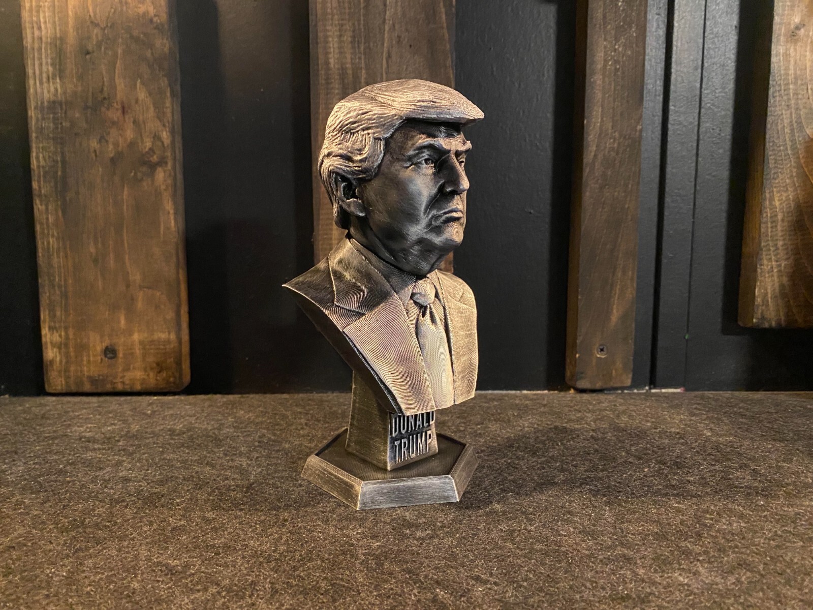 Donald Trump Silver Statue 7 INCHES TALL