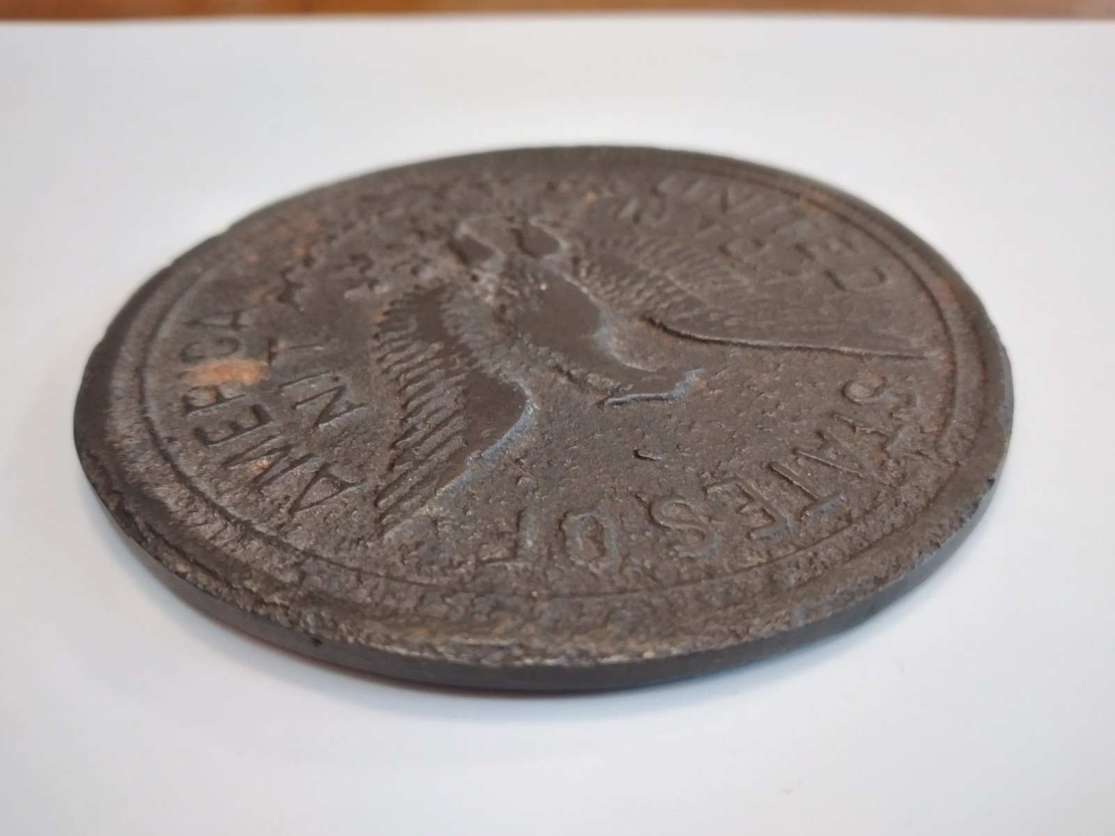 1896 William Jennings BRYAN MONEY Liberty 16 TO 1 NIT 3.5″ Antique Coin Souvenir