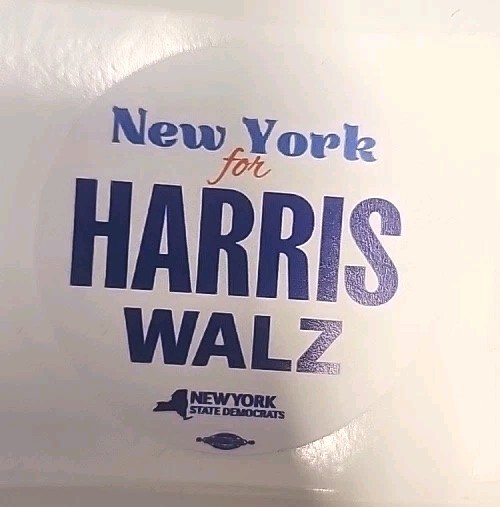 2024 NYS Democrats Harris Walz Collector Stickets – 10 stickers
