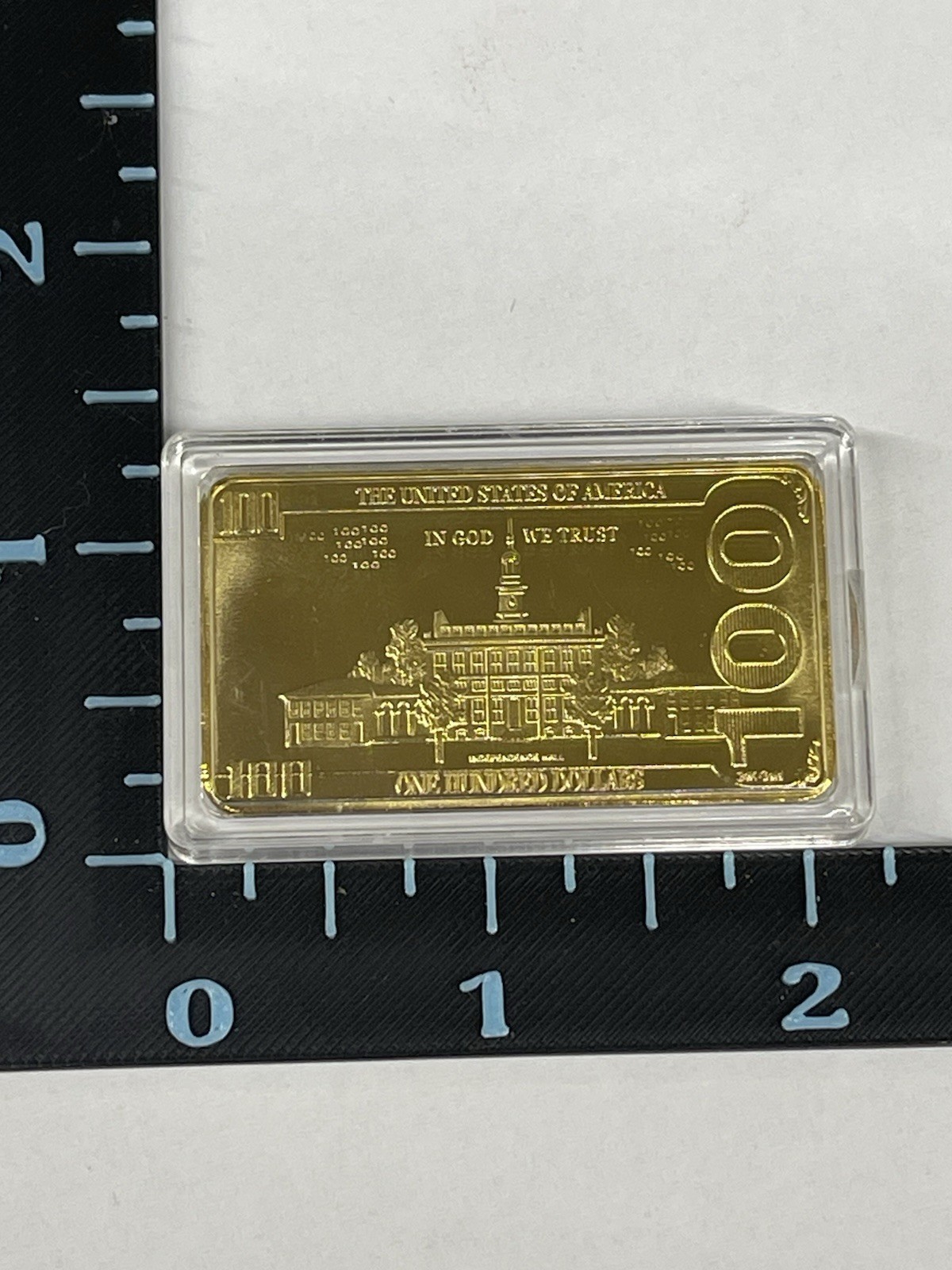 Donald Trump $100 Novelty Bar These Are Not Real Gold