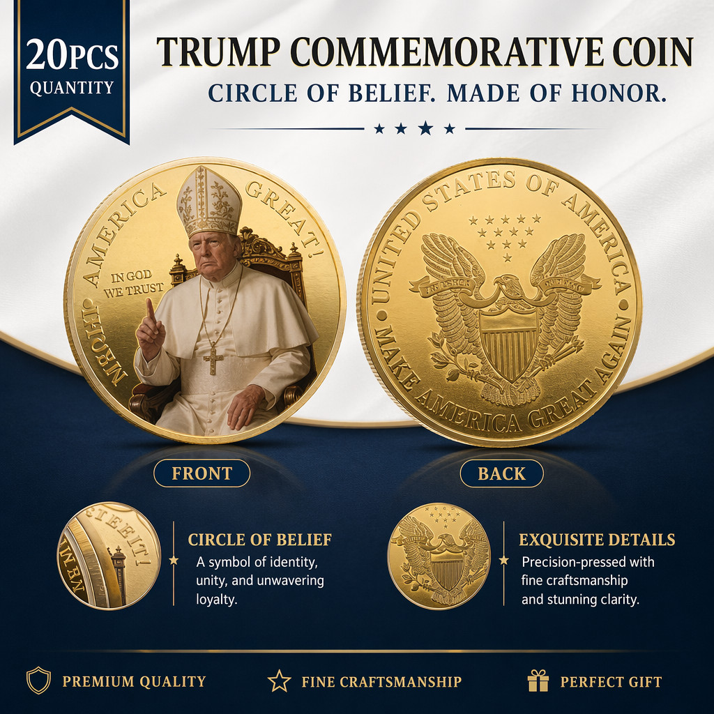 20Pcs Trump Make America Great Again Commemorative Coin Metal Collectible Coin