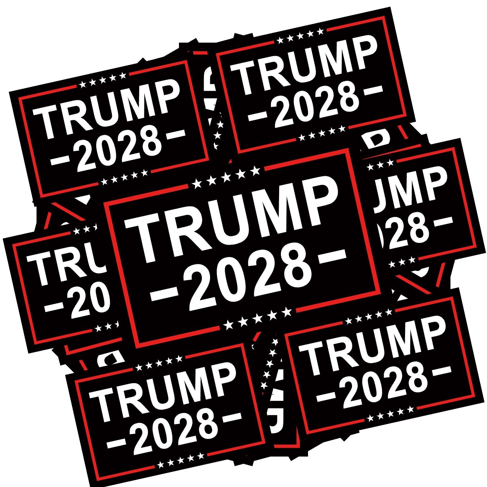 100Pcs 2028 Election Stickers – Waterproof Decals for Cars, Helmets, Laptops, Wi