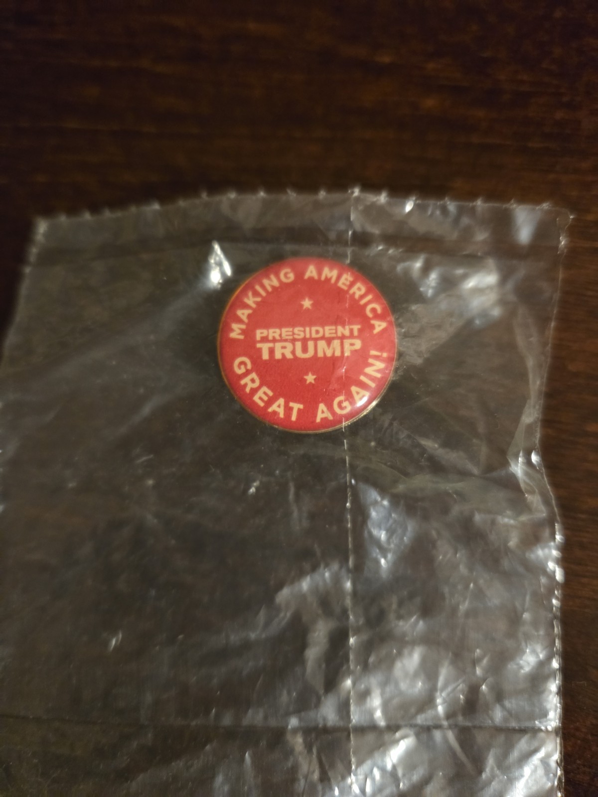 Trump Making America Great Again President Trump Round Collectible Lapel Pin