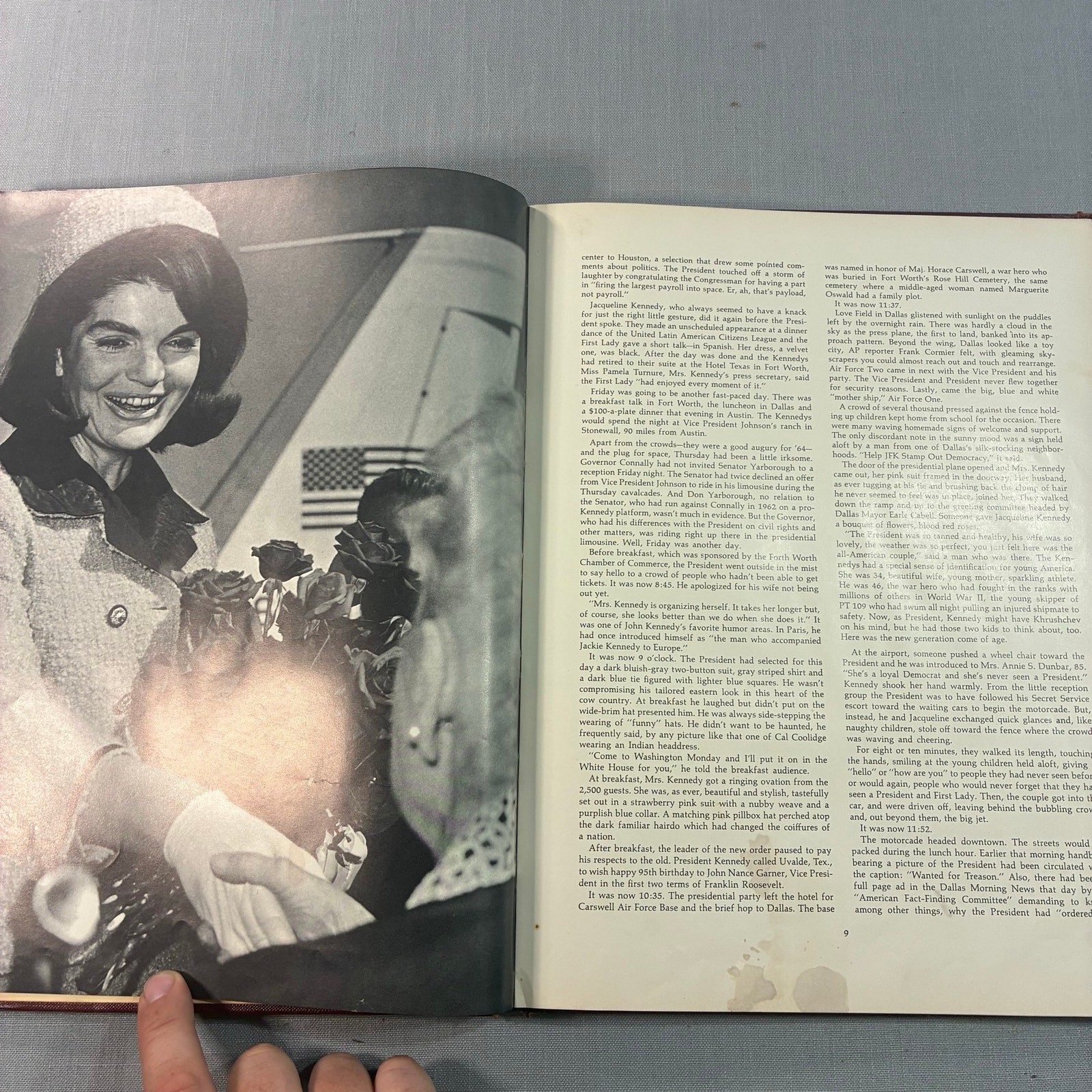 The Torch Is Passed JFK Assassination Associated Press Hardcover Book