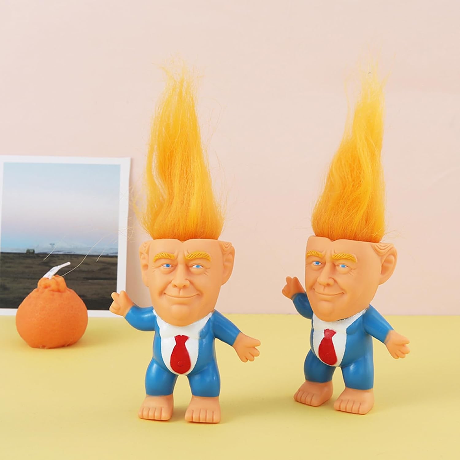 Donald Trump Toys Cute Rubber Troll Doll Toy Trump 2025 Take America Back, Troll