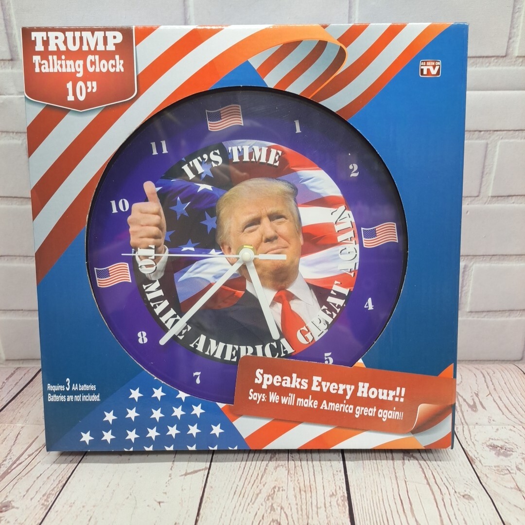 ASTV President Donald Trump Talking Clock! Let’s Make America Great Again! NEW